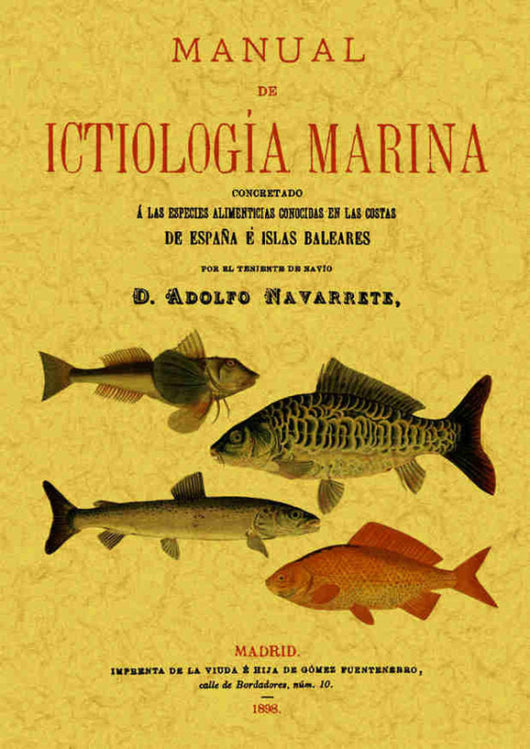 Manual De Ictiologia Marina Libro