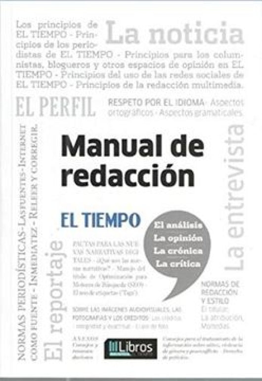 Manual De Redaccion El Tiempo Libro