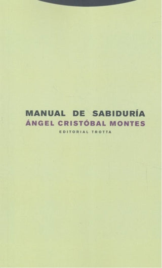 Manual De Sabiduría Libro