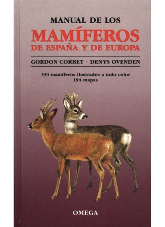 Manual Mamiferos De España Y Europa Libro