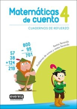Matematicas De Cuento 4 Restas Llevando Libro
