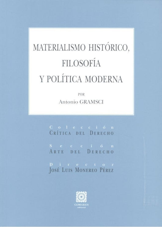 Materialismo Histórico Filosofía Y Política Moderna Libro