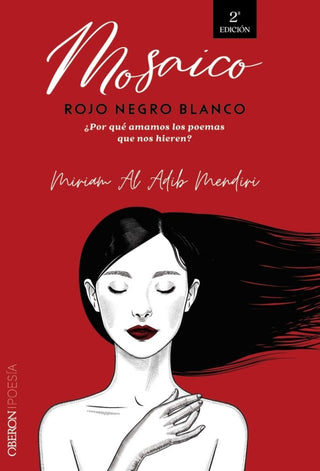 Mosaico Rojo Negro Blanco Libro