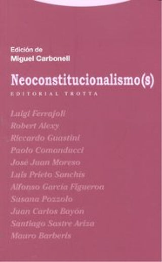 Neoconstitucionalismo(S) Libro