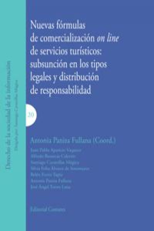 Nuevas Formulas De Comercializacion On Line Servicios Turisticos: . Libro