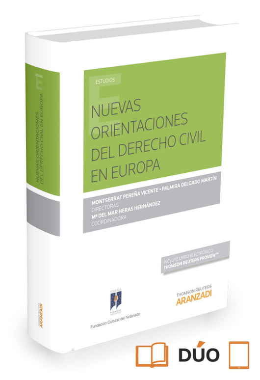 Nuevas Orientaciones Del Derecho Civil En Europa (Papel + E-Book) Libro