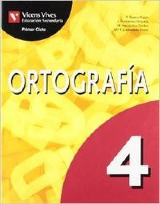 Ortografia 4 Prrimer Ciclo E.s.o. Libro