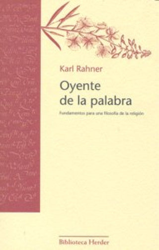 Oyente De La Palabra Libro
