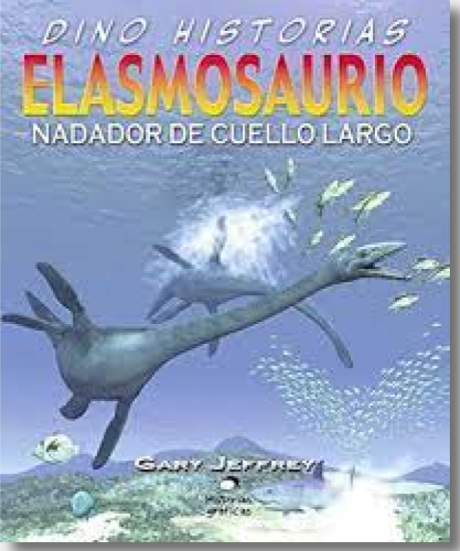 Elasmosaurio nadador de cuello largo