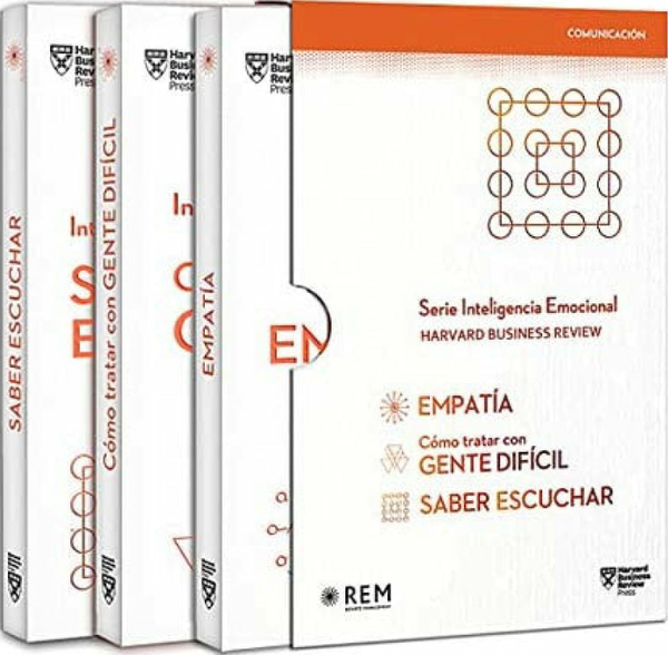 Serie Inteligencia Emocional HBR. Estuche Comunicación 3 Vols.: Cómo tratar con Gente Difícil, Empatía, Saber Escuchar