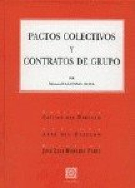 Pactos Colectivos Y Contratos De G Libro