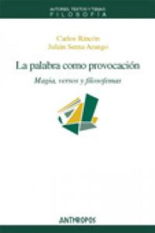 Palabra Como Provocacion La Libro