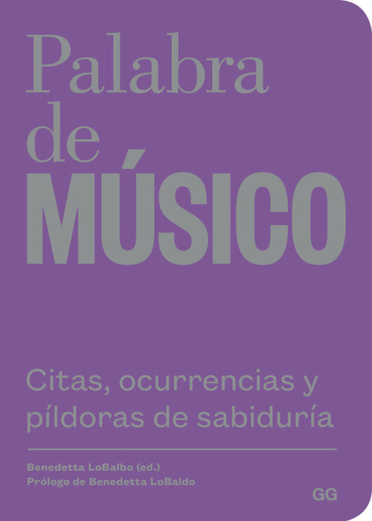 Palabra De Músico Libro