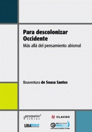 Para Descolonizar Occidente Libro