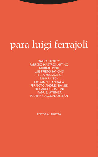 Para Luigi Ferrajoli Libro