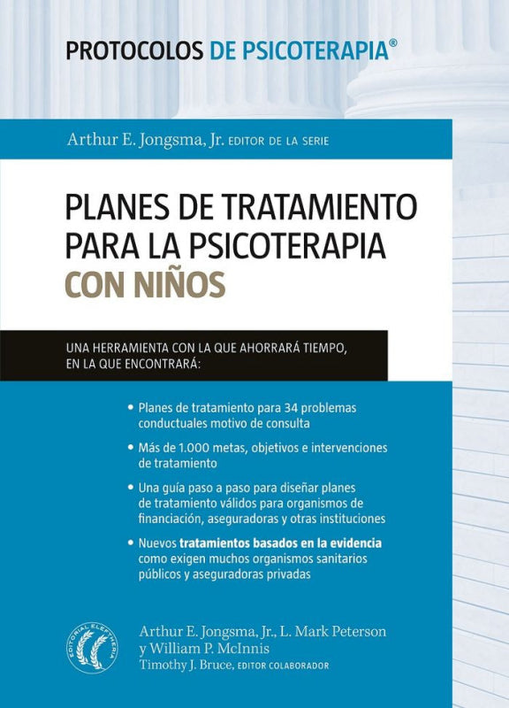 Planes De Tratamiento Para La Psicoterapia Con Niños (Protocolos Psicoterapia) Libro