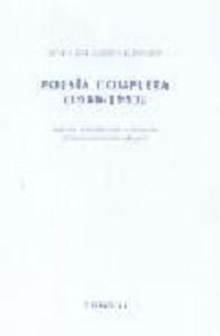 Poesia Completa Ii 19301993 Libro
