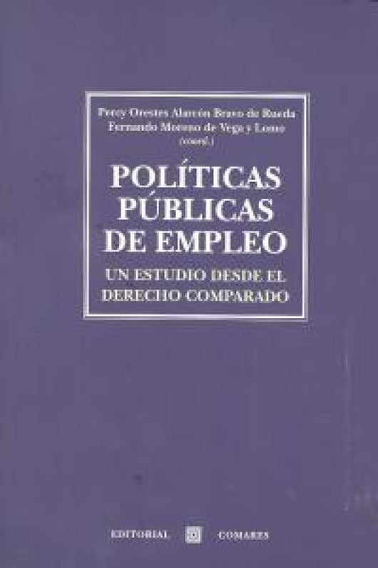 Politicas Publicas De Empleo Libro