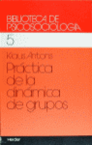 Práctica De La Dinámica Grupos Libro
