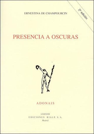 Presencia A Oscuras Libro