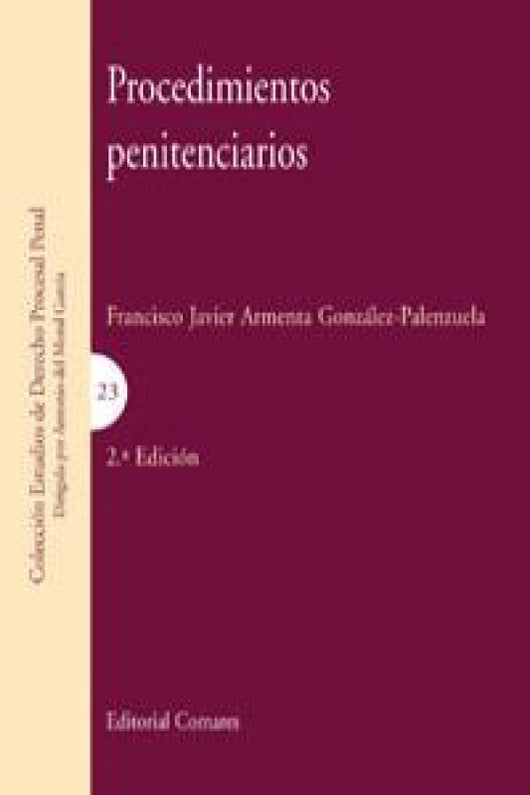 Procedimientos Penitenciarios. Libro