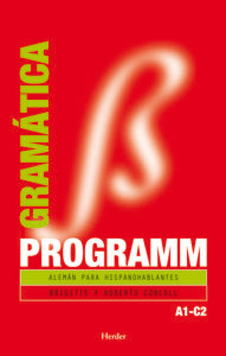 Programm. Gramática A1C2 Libro