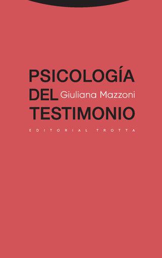 Psicología Del Testimonio Libro