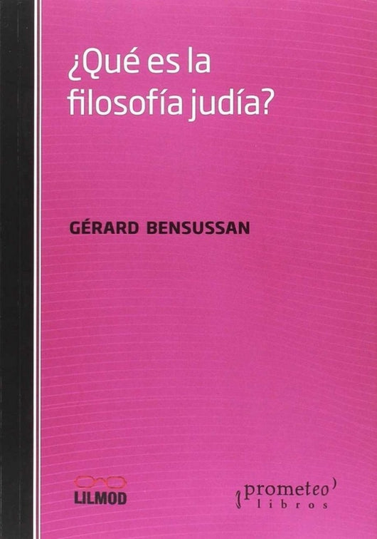 ¿que Es La Filosofia Judia Libro