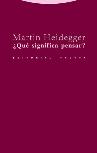 ¿qué Significa Pensar Libro