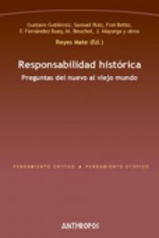 Responsabilidad Historica Libro