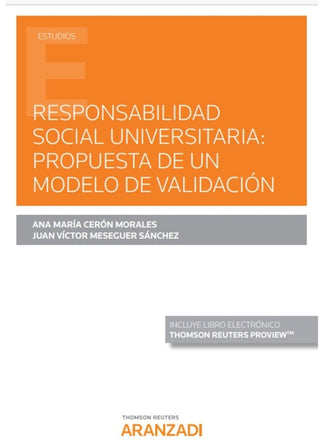 Responsabilidad Social Universitaria: Propuesta De Un Modelo Validación (Papel + E-Book) Libro