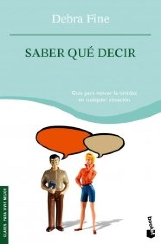 Saber Qué Decir Libro