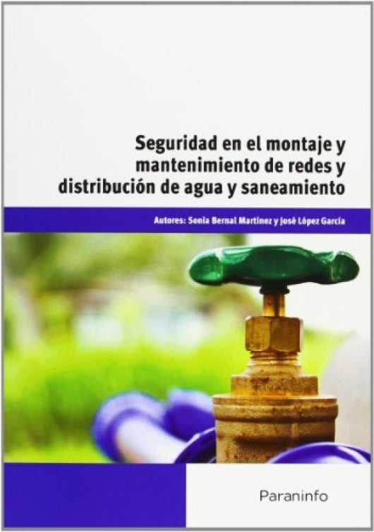 Seguridad En El Montaje Y Mantenimiento De Redes Distribución Agua Saneamiento Libro