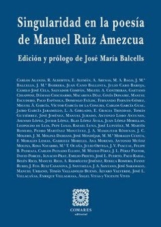 Singularidad En La Poesía De Manuel Ruiz Amezcua Libro