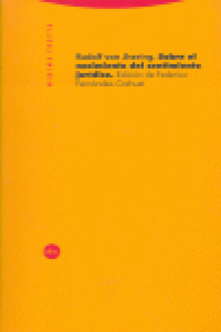 Sobre El Nacimiento Del Sentimiento Jurídico Libro