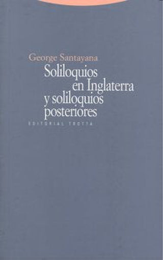 Soliloquios En Inglaterra Y Soliloquios Posteriores Libro