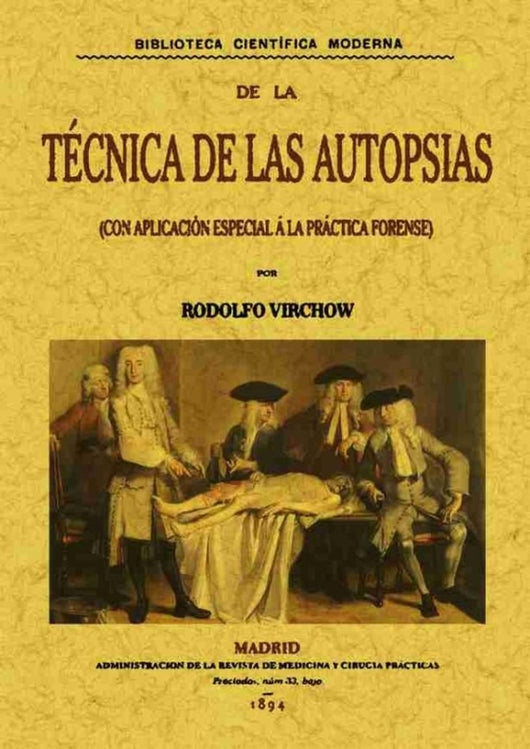 Técnica De Las Autopsias Libro