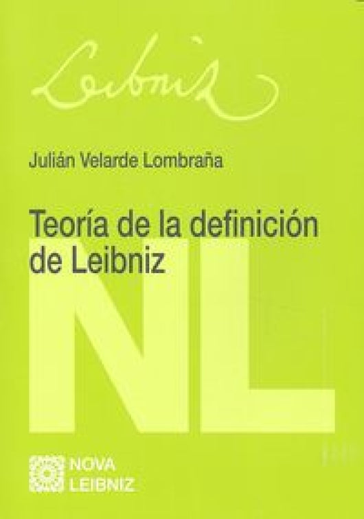 Teoría De La Definición Leibniz Libro