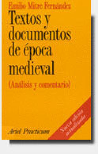 Textos Y Documentos De Época Medieval Libro
