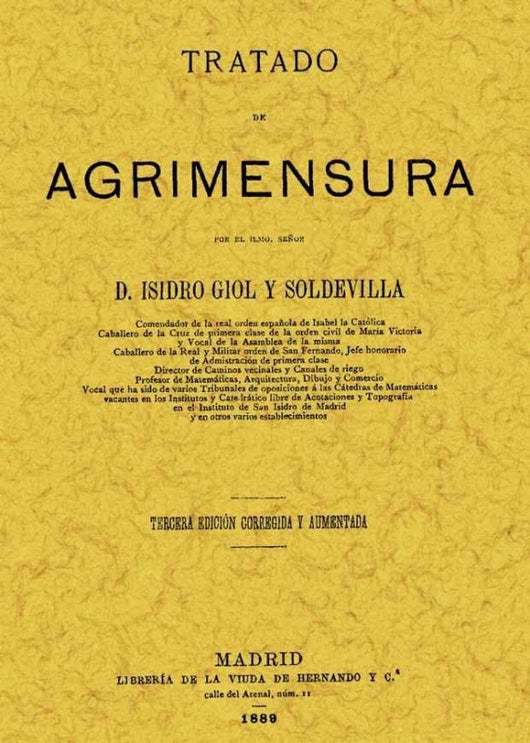 Tratado De Agrimensura Libro