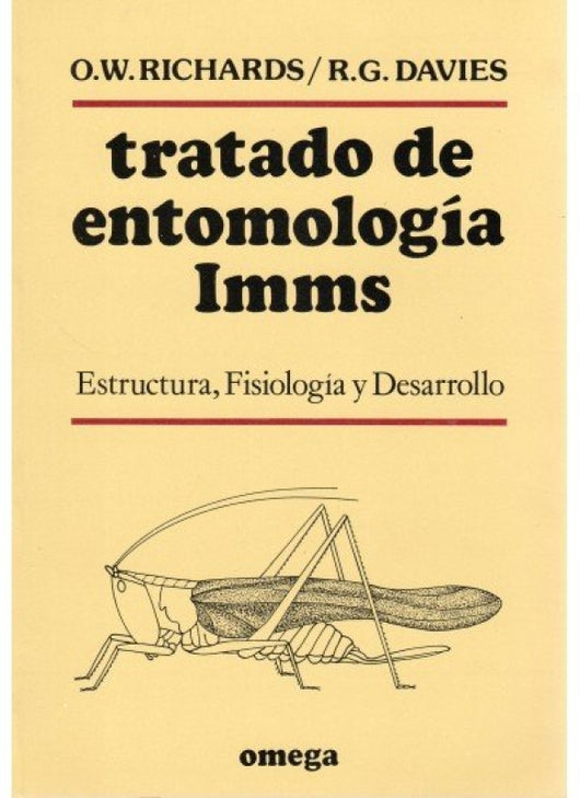 Tratado De Entomologia Imms Vol.1 Libro