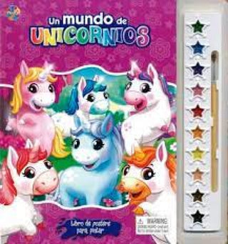 Un Mundo De Unicornios. Posters Para Pintar Libros Impresos