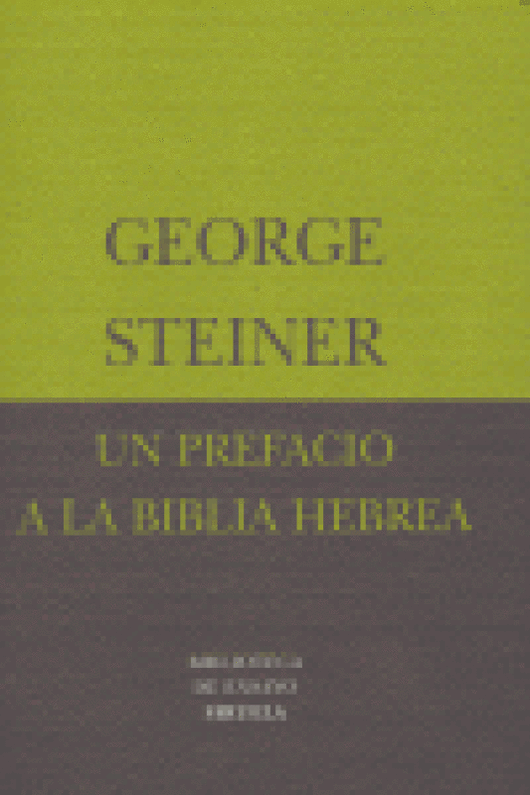 Un Prefacio A La Biblia Hebrea Libro