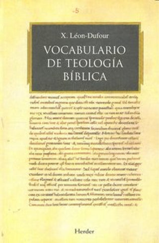 Vocabulario De Teología Bíblica Libro