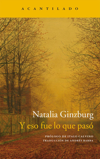 Y Eso Fue Lo Que Pasó Libro